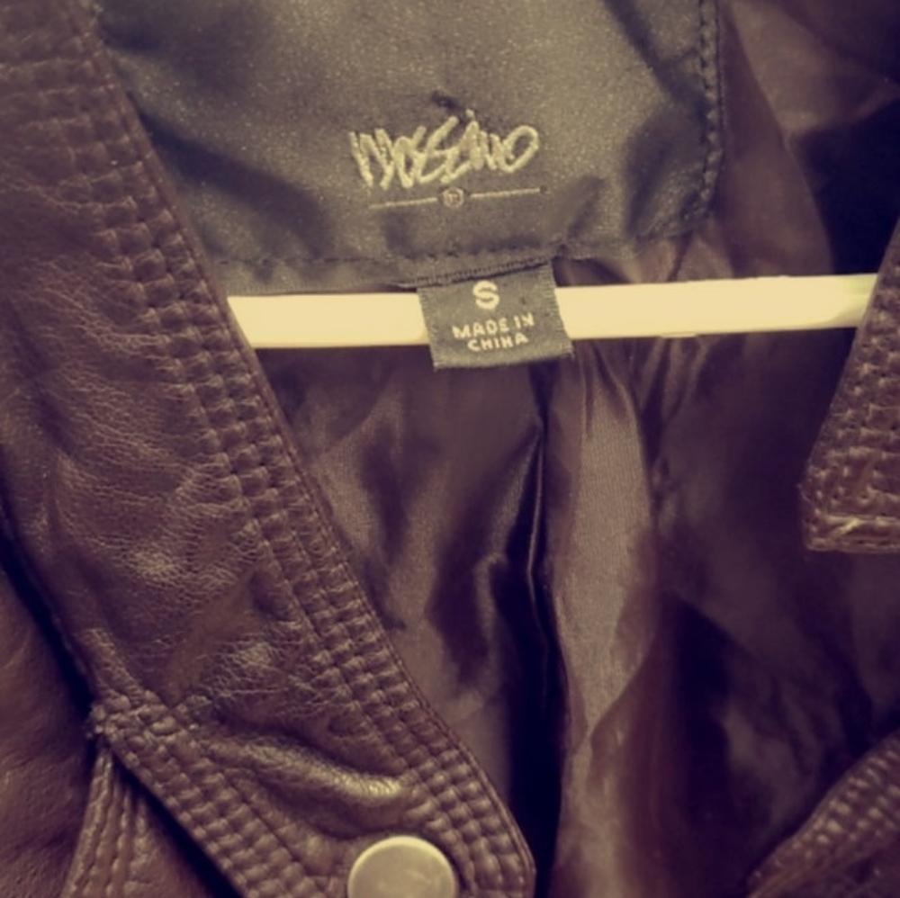 Massimo women's small faux leather jacket.